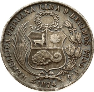 Peru Sol 1874 YJ
