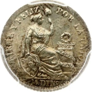 Peru 1/2 Dinero 1903/803 JF PCGS MS 65