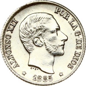Philippines 10 Centavos 1885