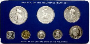 Philippines 1 Sentimo - 50 Piso 1975 Set of 8 coins