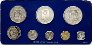 Philippines 1 Sentimo - 50 Piso 1975 Set of 8 coins