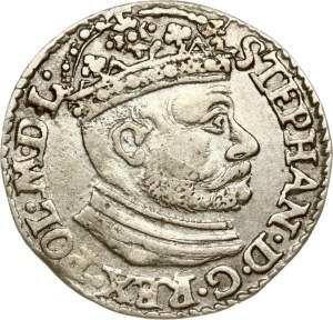Poland Trojak 1581 Olkusz (dots next to the date) (R3)