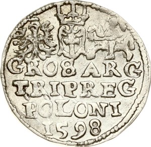 Poland Trojak 1598 Lublin (legends without punctuation marks)