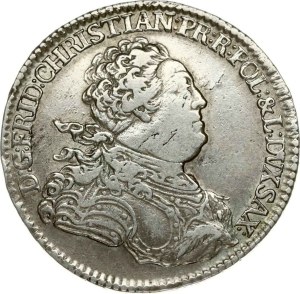 Saxony 2/3 Taler 1763 FWôF (R1)