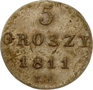 Poland Duchy of Warsaw 5 Groszy 1811 IB