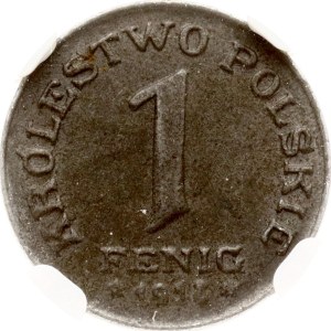Poland 1 Fenig 1918 FF NGC MS 62