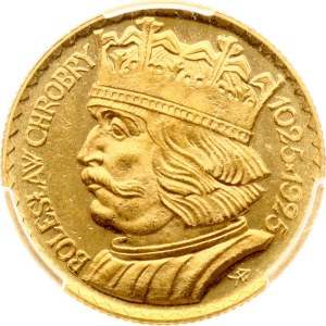 Poland 10 Zlotych 1925 Boleslaw Chrobry (R2) PCGS MS 65