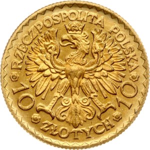Poland 10 Zlotych 1925 Boleslaw Chrobry (R2)