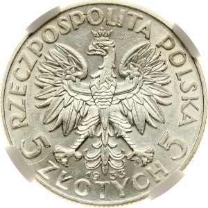 Poland 5 Zlotych 1933 MW NGC AU 55