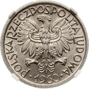Poland 2 Zlote 1960 NGC MS 64