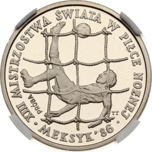 Poland 200 Zlotych 1985 MW World Cup Proba NGC PF 69 ULTRA CAMEO TOP POP