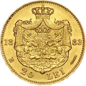 Romania 20 Lei 1883 B