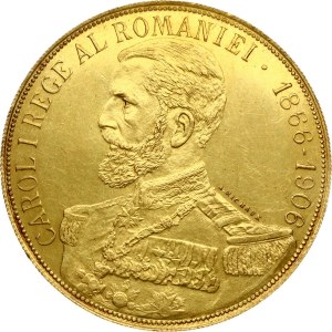 Romania 50 Lei 1906 40 years of reign