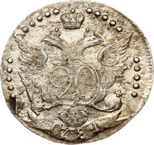 Russia 20 Kopecks 1784 СПБ