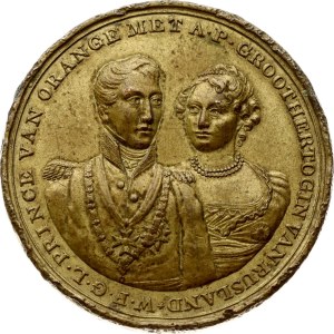 Russia Dutch Medal commemorating the wedding 1816