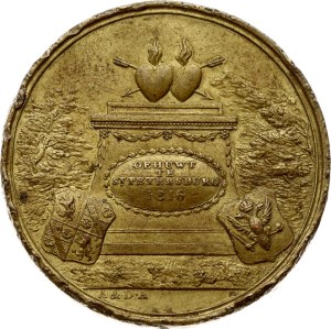 Russia Dutch Medal commemorating the wedding 1816