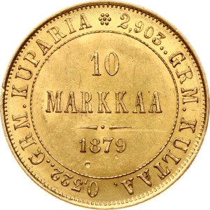Russia For Finland 10 Markkaa 1879 S