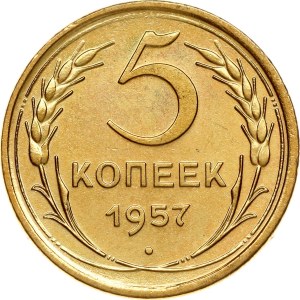 Russia USSR 5 Kopecks 1957