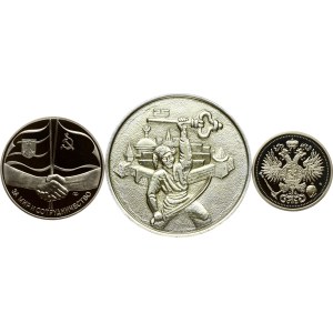 Russia Jubilee Medals 1989-1991 Lot of 3 pcs