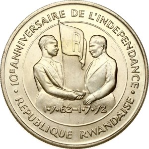 Rwanda 200 Francs 1972 Independence / FAO