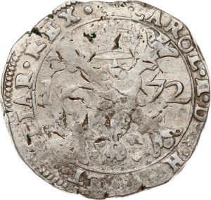 Spanish Netherlands Flanders Patagon 1672 (R1)