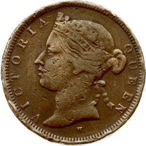 Straits Settlements 1/2 Cent 1872 H