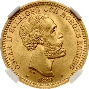Sweden 20 Kronor 1889 EB NGC MS 64