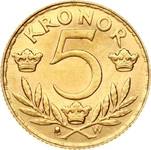 Sweden 5 Kronor 1920 W