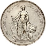 Switzerland 5 Francs 1885 Bern Shooting Festival