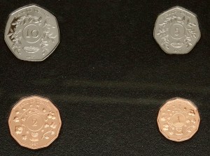 Uganda 1 - 10 Shillings 1987 Set of 4 coins