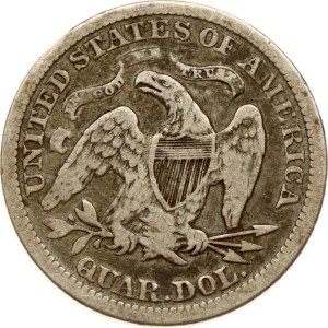 USA 1/4 Dollar 1873