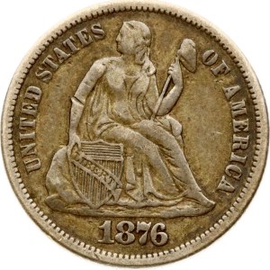 USA Dime 1876