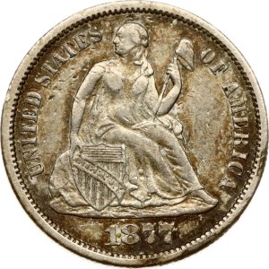 USA Dime 1877 S