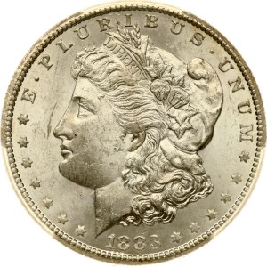 USA Morgan Dollar 1883 CC PCGS MS 63