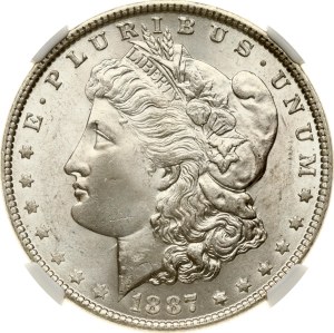 USA Morgan Dollar 1887 NGC MS 64