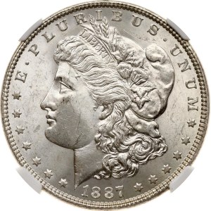 USA Morgan Dollar 1887 NGC MS 63