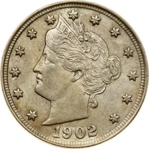 USA 5 Cents 1902
