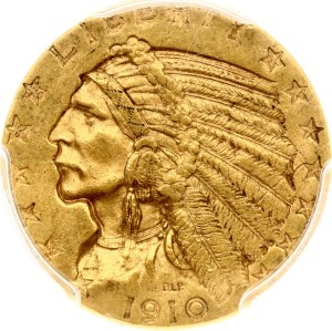 USA 5 Dollars 1910 PCGS AU 58