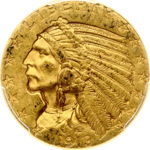 USA 5 Dollars 1913 PCGS MS 62