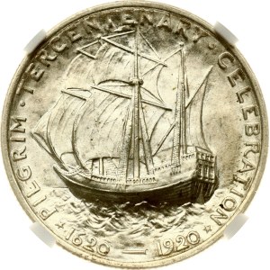 USA 1/2 Dollaro 1921 Tercentenario del Pellegrino NGC MS 64