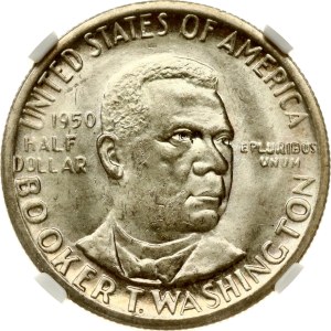 USA 1/2 Dollar 1950 S Booker T Washington Memorial NGC MS 64
