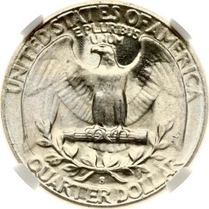 USA 1/4 Dollar 1953 S NGC MS 66
