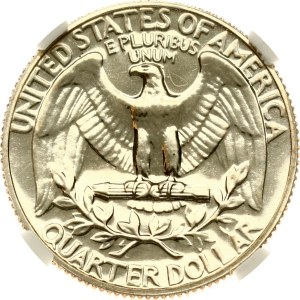 USA 1/4 Dollar 1967 'Washington Quarter' NGC MS 67