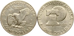 USA Eisenhower Dollar 1972 & 1976 Lot of 2 coins