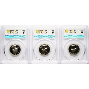 USA Silver 1/4 Dollar 1976 S PCGS PR 67 CAM - PR 69 DCAM Lot of 3 coins