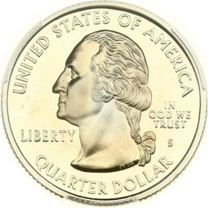USA 1/4 Dollar 2000 S 'Washington Quarter' South Carolina - Silver PCGS PR 69 DCAM