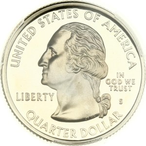 USA 1/4 Dollar 2000 S 'Washington Quarter' Virginia - Silver PCGS PR 69 DCAM