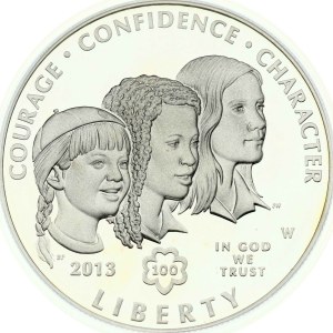 USA 1 Dollar 2013 W Girl Scouts of the USA Centennial PCGS PR 70 DCAM MAX GRADE