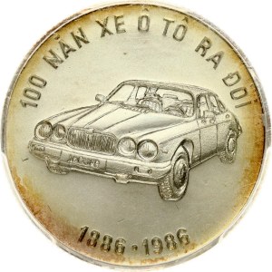Vietnam 100 Dong 1986 100 Years of Automobile PCGS MS 69 MAX GRADE