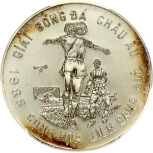 Vietnam 100 Dong 1988 UEFA Euro Germany 1988 PCGS MS 67